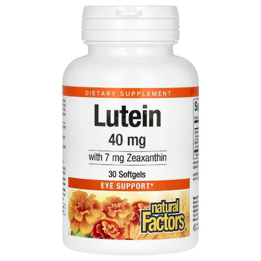 Natural Factors, Lutein 40 mg 30 Softgels