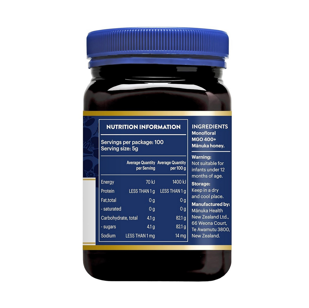 Manuka Health, MGO 400 Manuka Honey 17.6 oz (500g) Ingredients