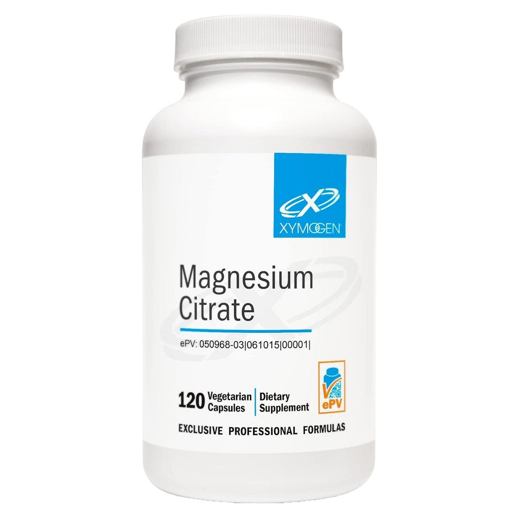 XYMOGEN, Magnesium Citrate 120 Capsules
