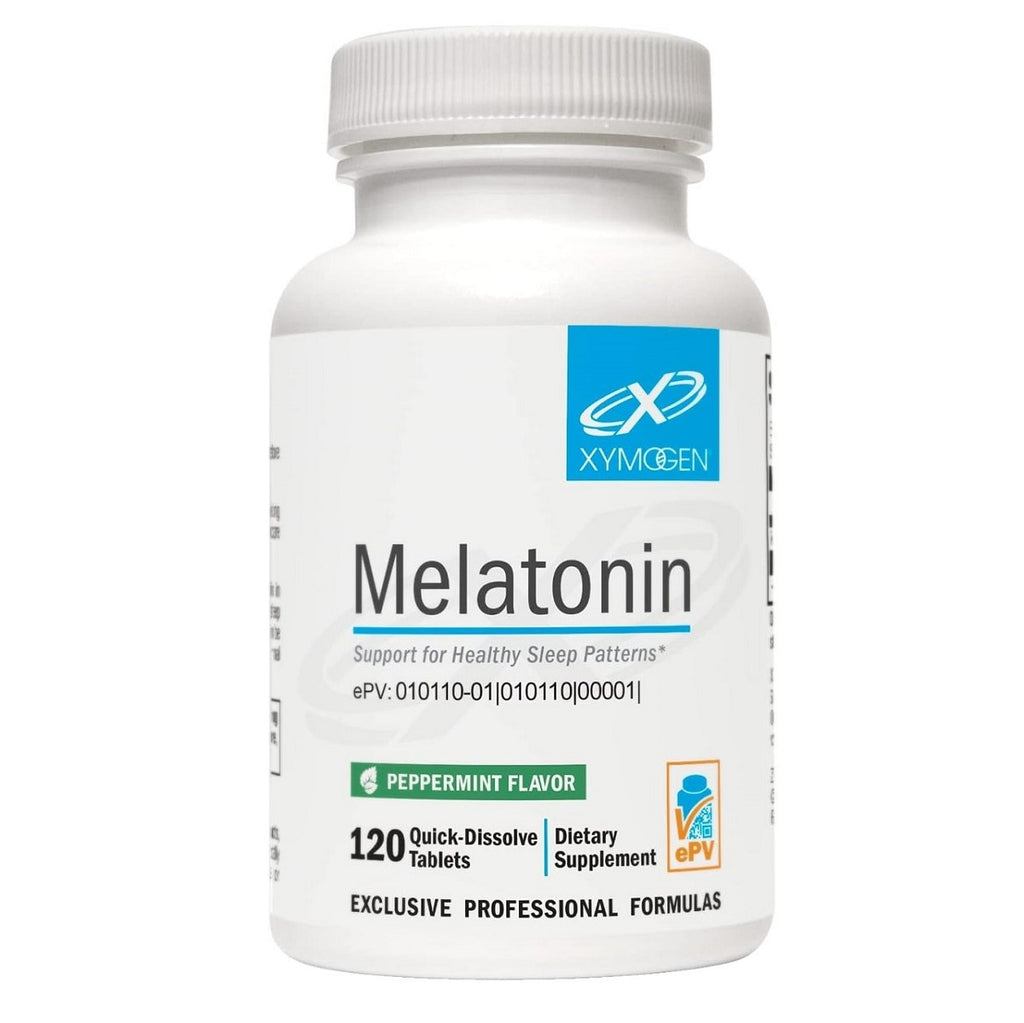 XYMOGEN, Melatonin Peppermint 120 Tablets
