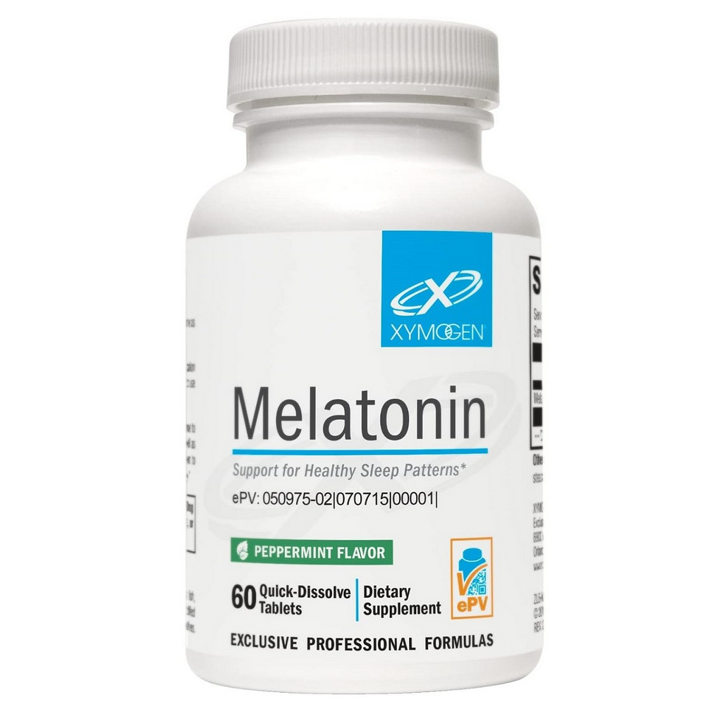 XYMOGEN, Melatonin Peppermint 60 Tablets