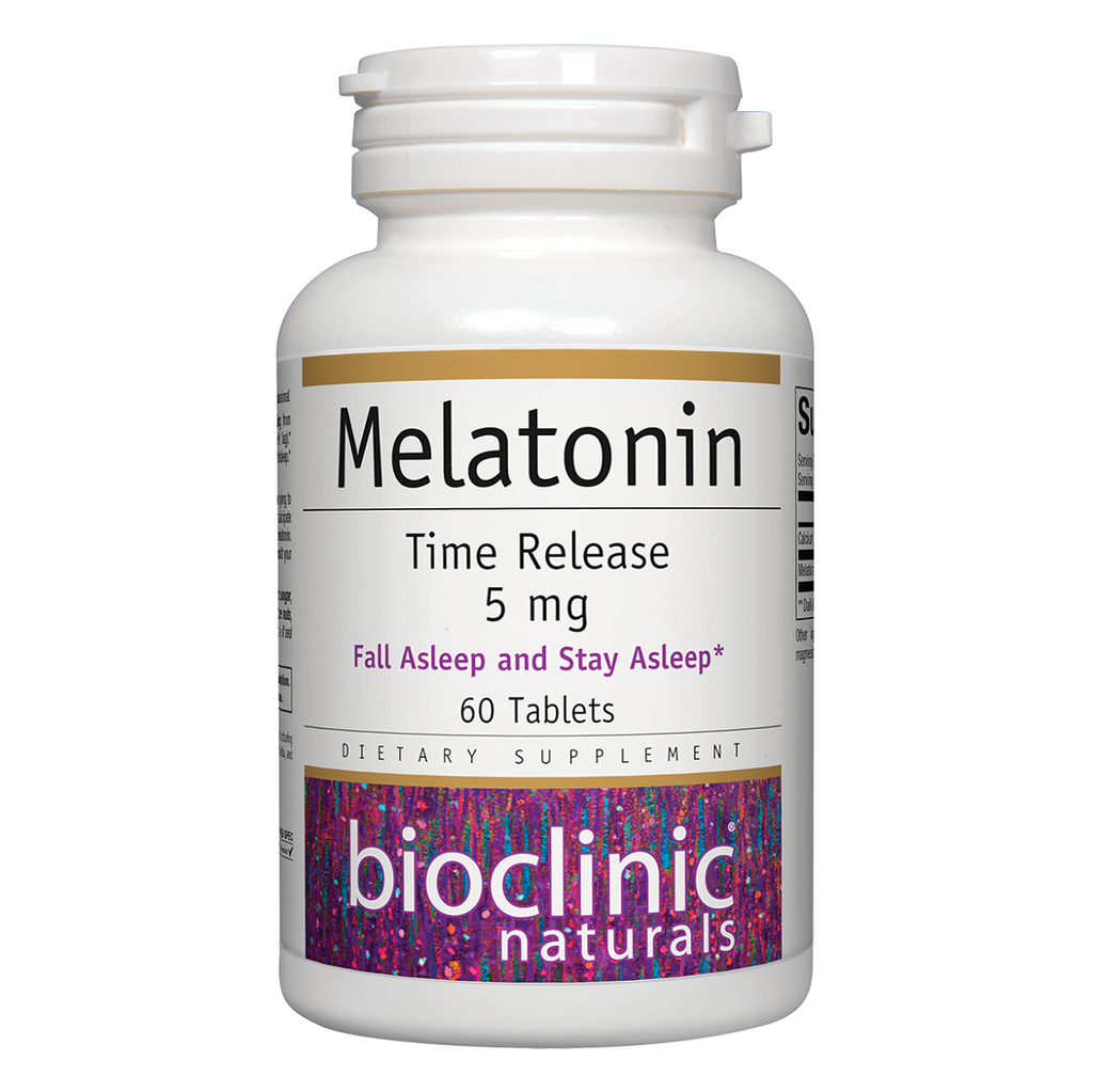 Bioclinic Naturals, Melatonin Time Release 60 Tablets