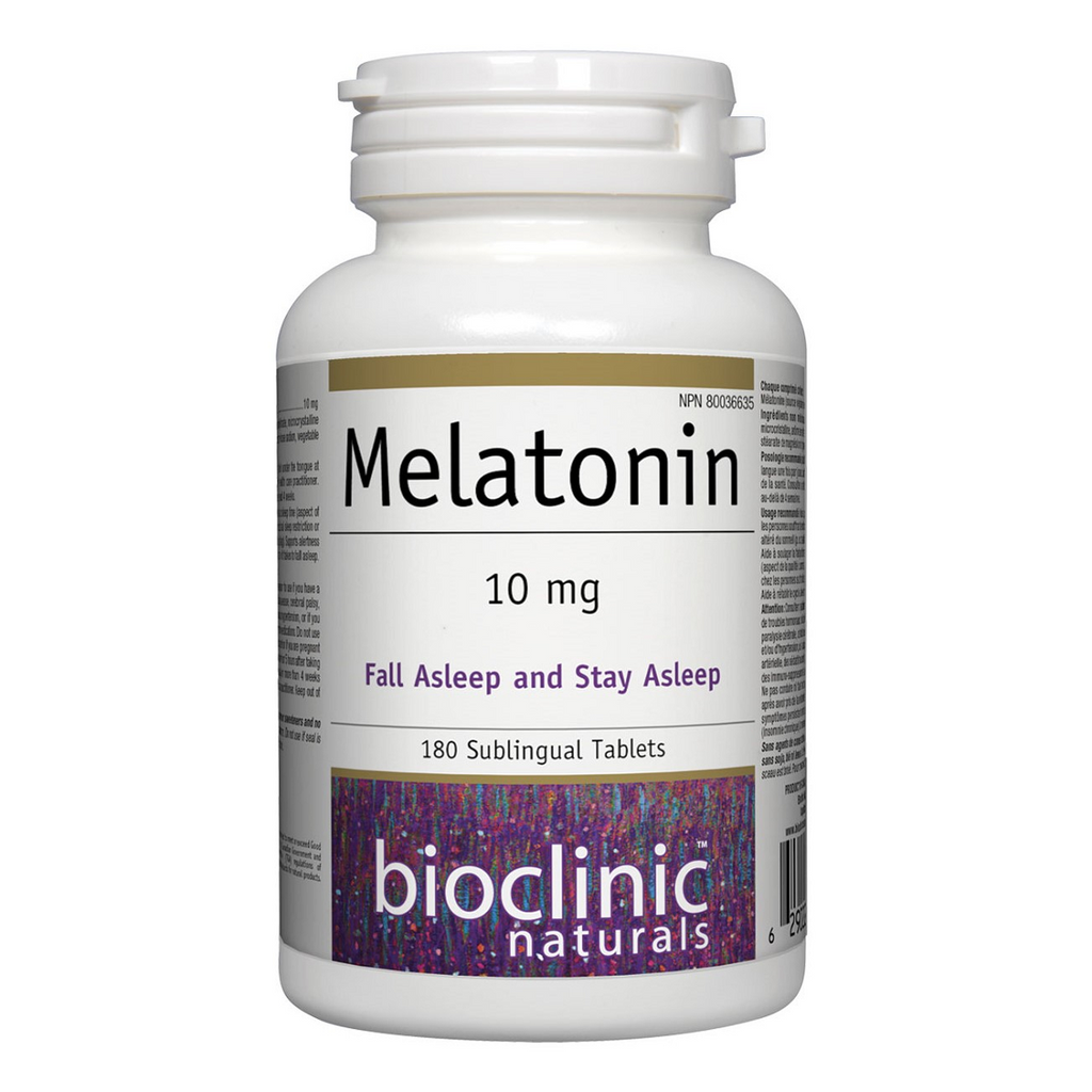 Bioclinic Naturals, Melatonin 10mg 180 Sublingual Tablets