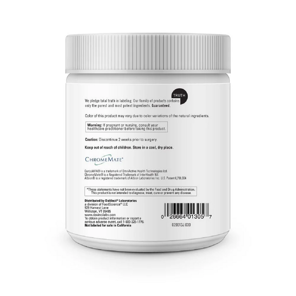 DaVinci Labs, Metabolic Ovary Support 30 Servings Specs