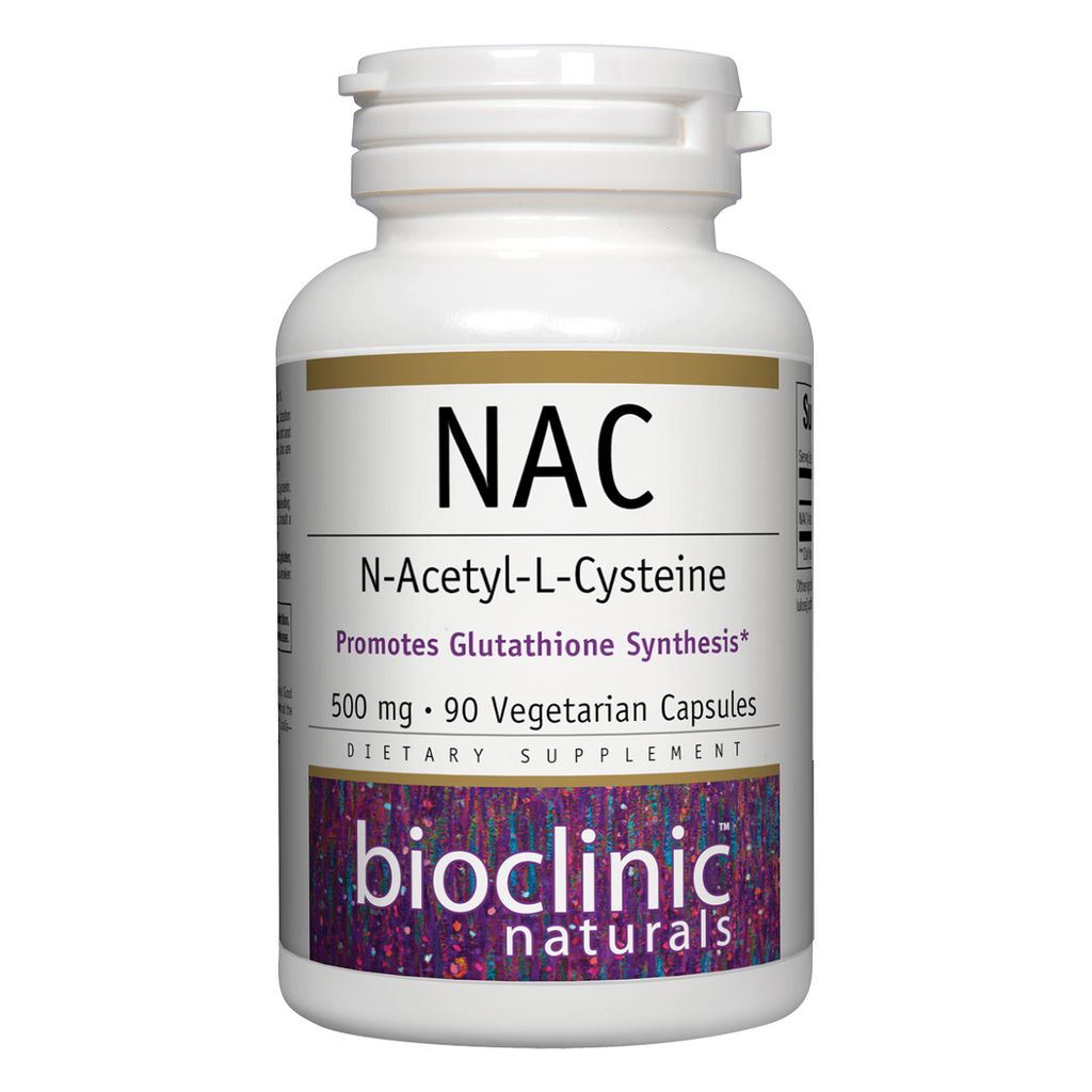 Bioclinic Naturals, NAC 500mg 90 Veg Capsules