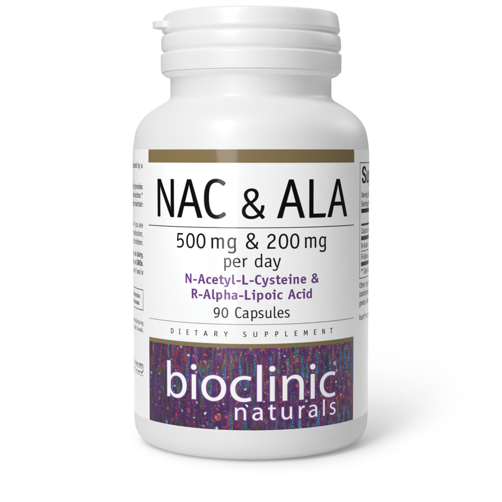 Bioclinic Naturals, NAC & ALA 90 Capsules