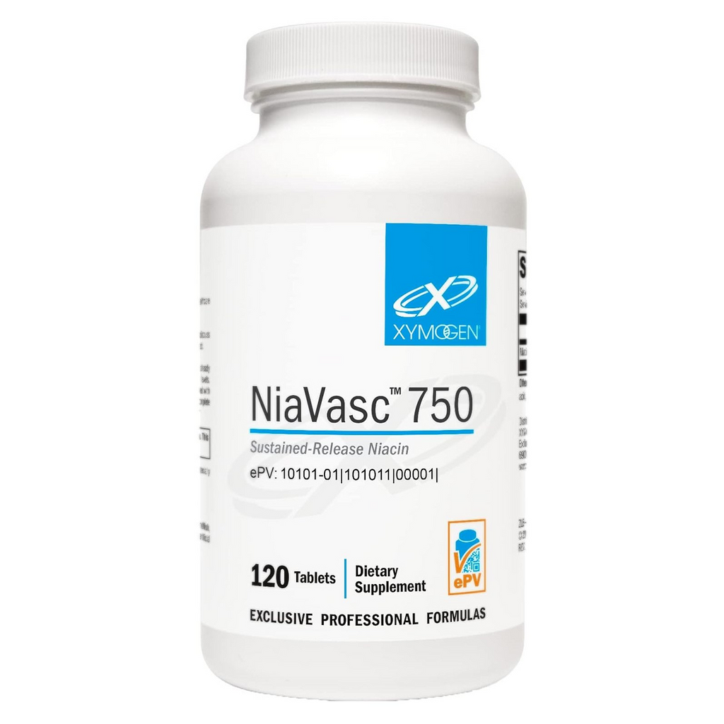 XYMOGEN, NiaVasc™ 750 - 120 Tablets