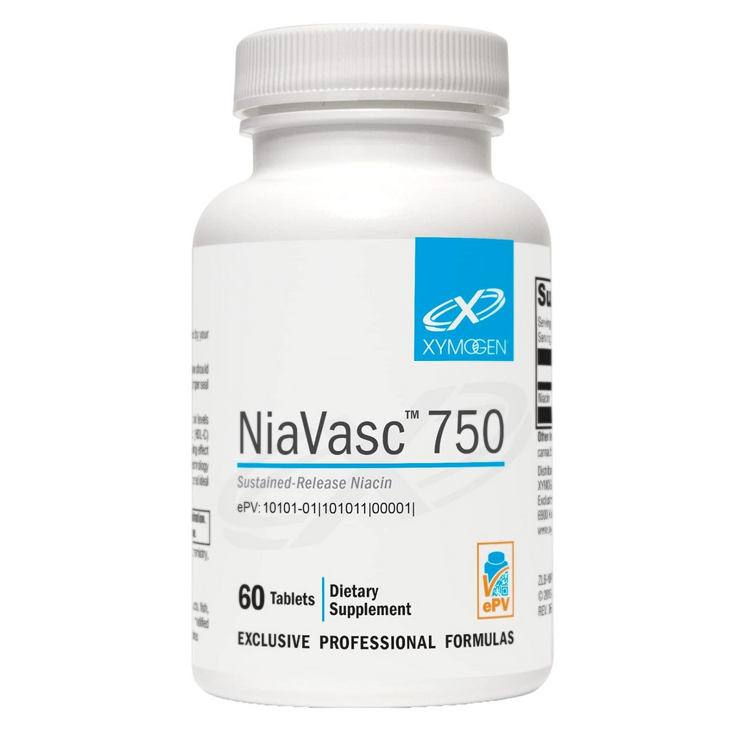 XYMOGEN, NiaVasc™ 750 - 60 Tablets