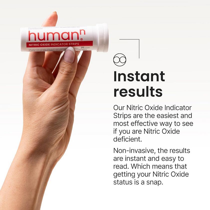 HumanN, Nitric Oxide Indicator Strips 25 Strips | Test salivary Nitrite ...