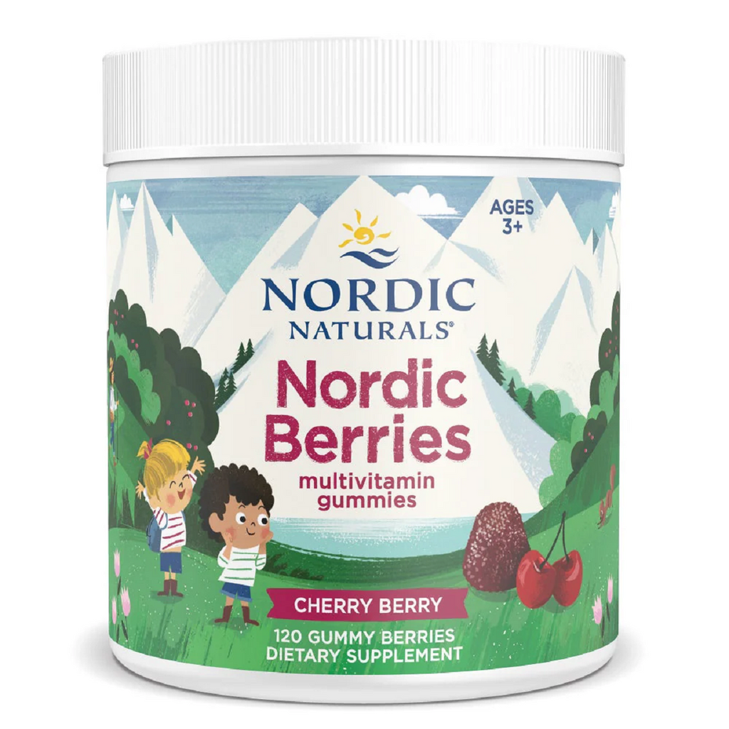 Nordic Naturals, Nordic Berries Cherry Berry 120 Gummies