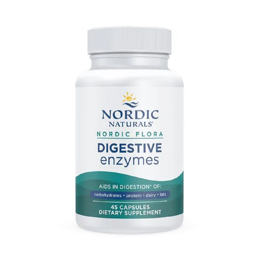 Nordic Naturals, Nordic Flora Digestive Enzymes 45 Capsules
