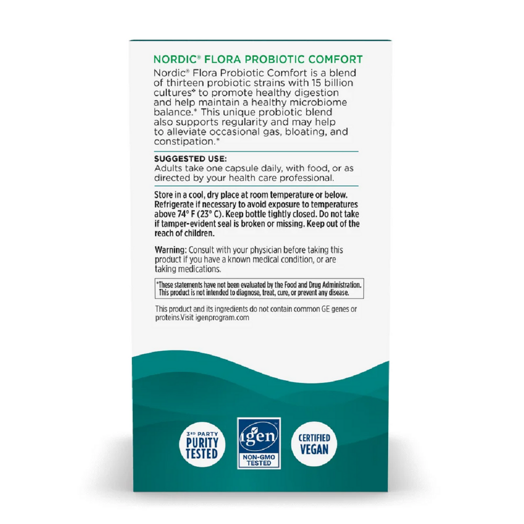 Nordic Naturals, Nordic Flora Probiotic Comfort 30 Capsules Specs
