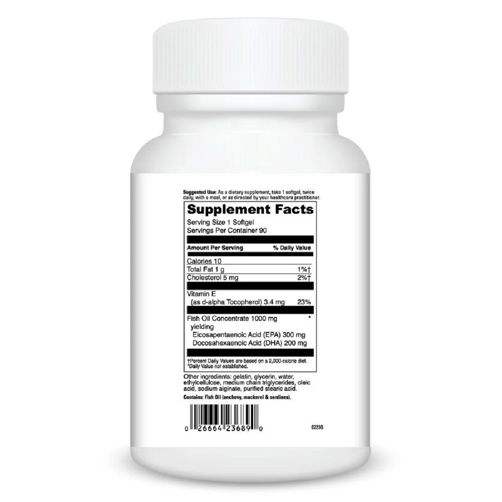 DaVinci Labs, Omega-3 1000 | 90 Softgels Ingredients