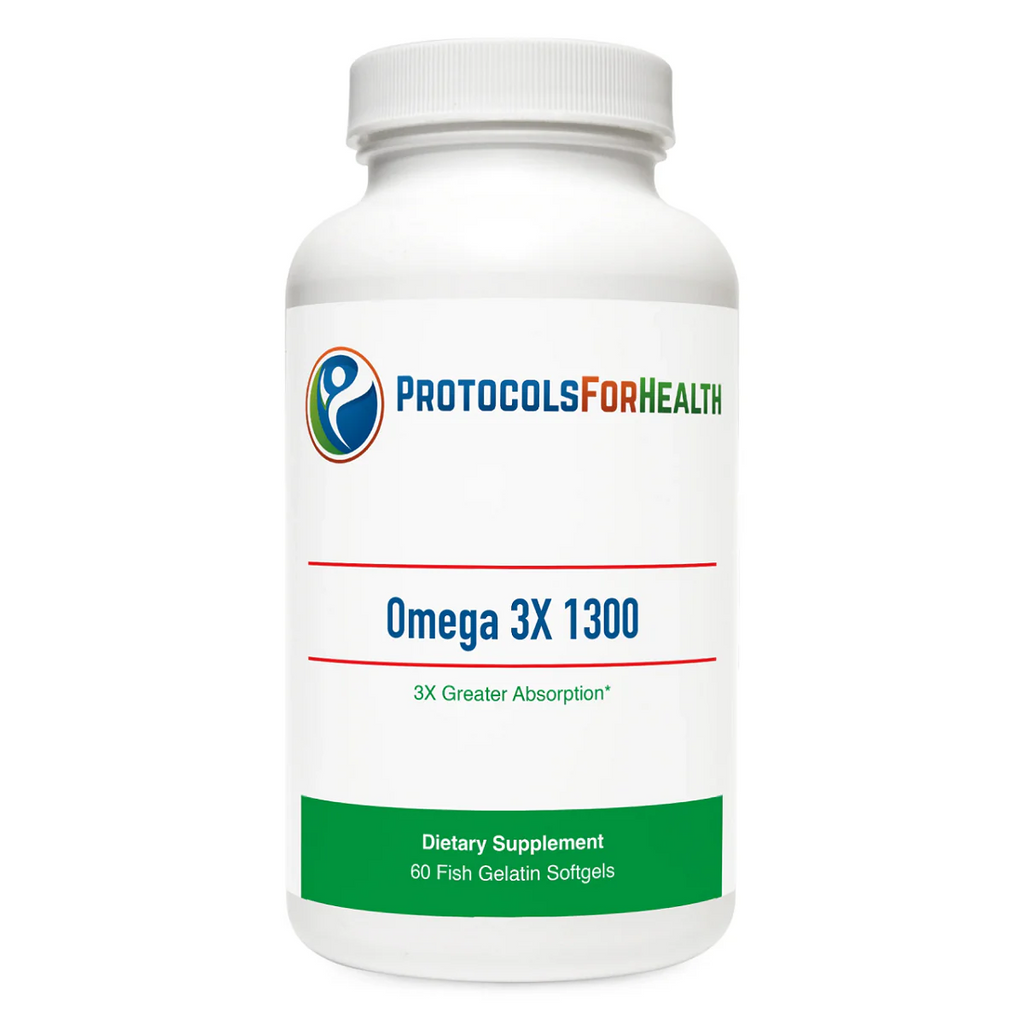 Protocols For Health, Omega 3X 1300 - 60 Softgels