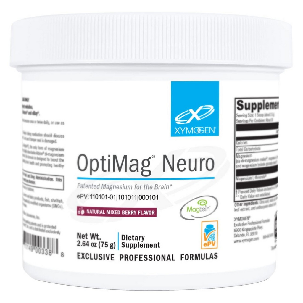 XYMOGEN, OptiMag Neuro Mixed Berry 30 Servings