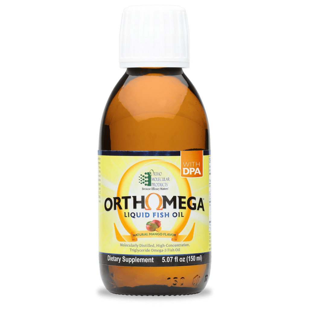 Ortho Molecular, Orthomega® Liquid Fish Oil- Mango 5.07 fl oz