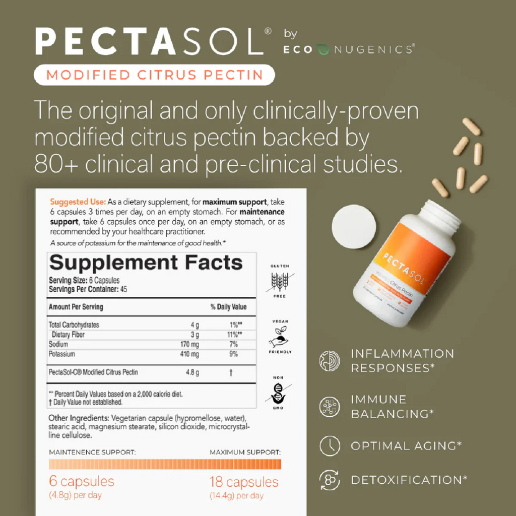 EcoNugenics, PectaSol 270 Veg Capsules Ingredients