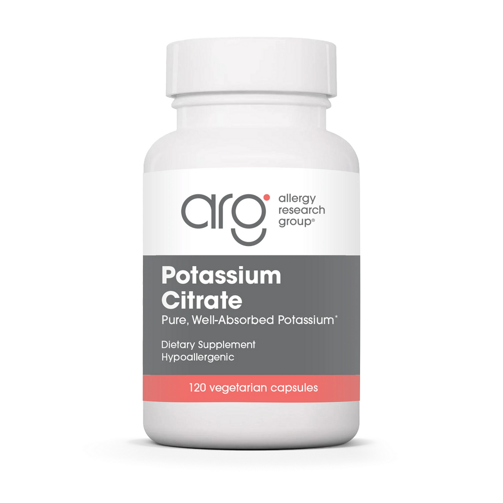Allergy Research Group, Potassium Citrate 120 Veg Capsules