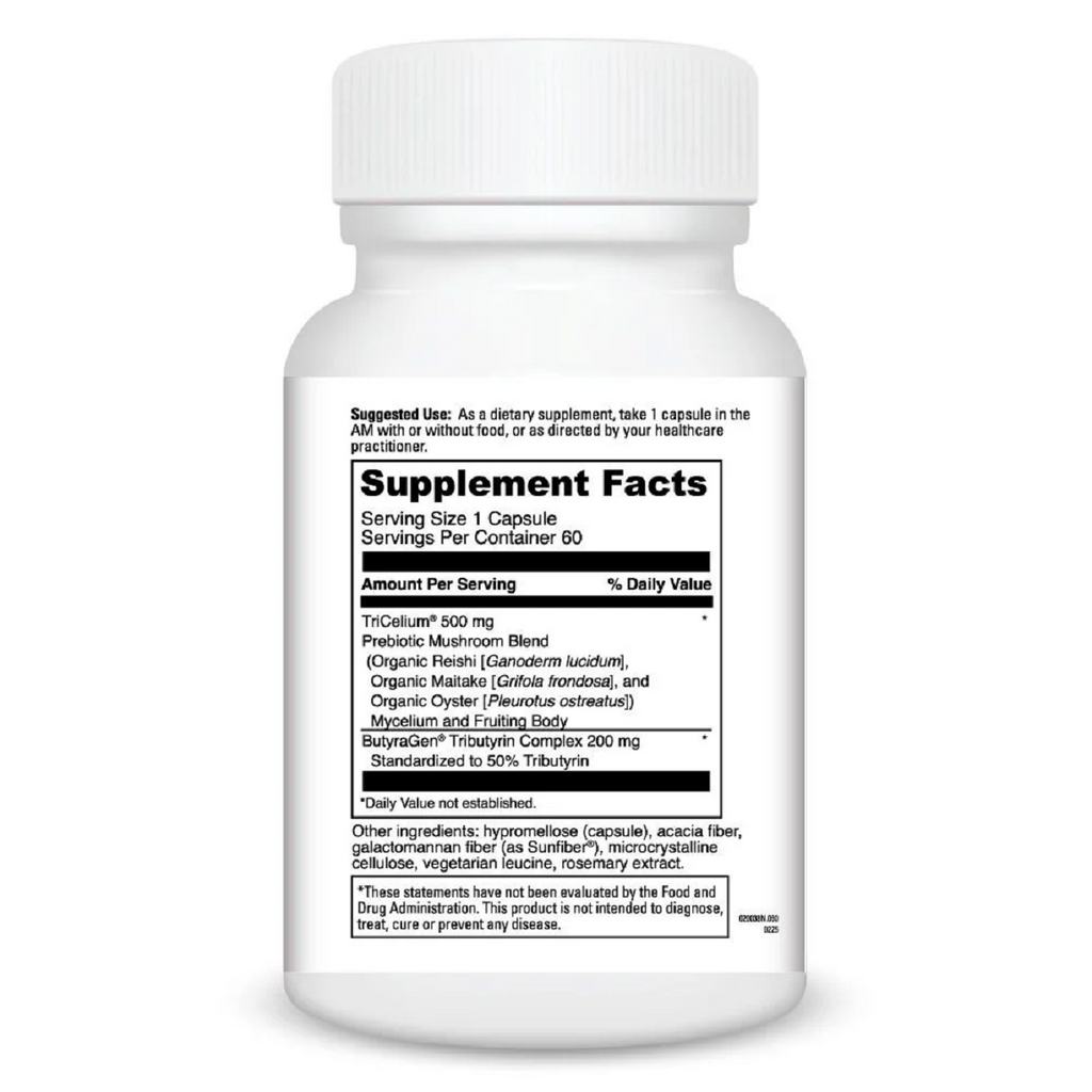 DaVinci Labs, Prebiotic Mushroom Blend 60 Capsules Ingredients