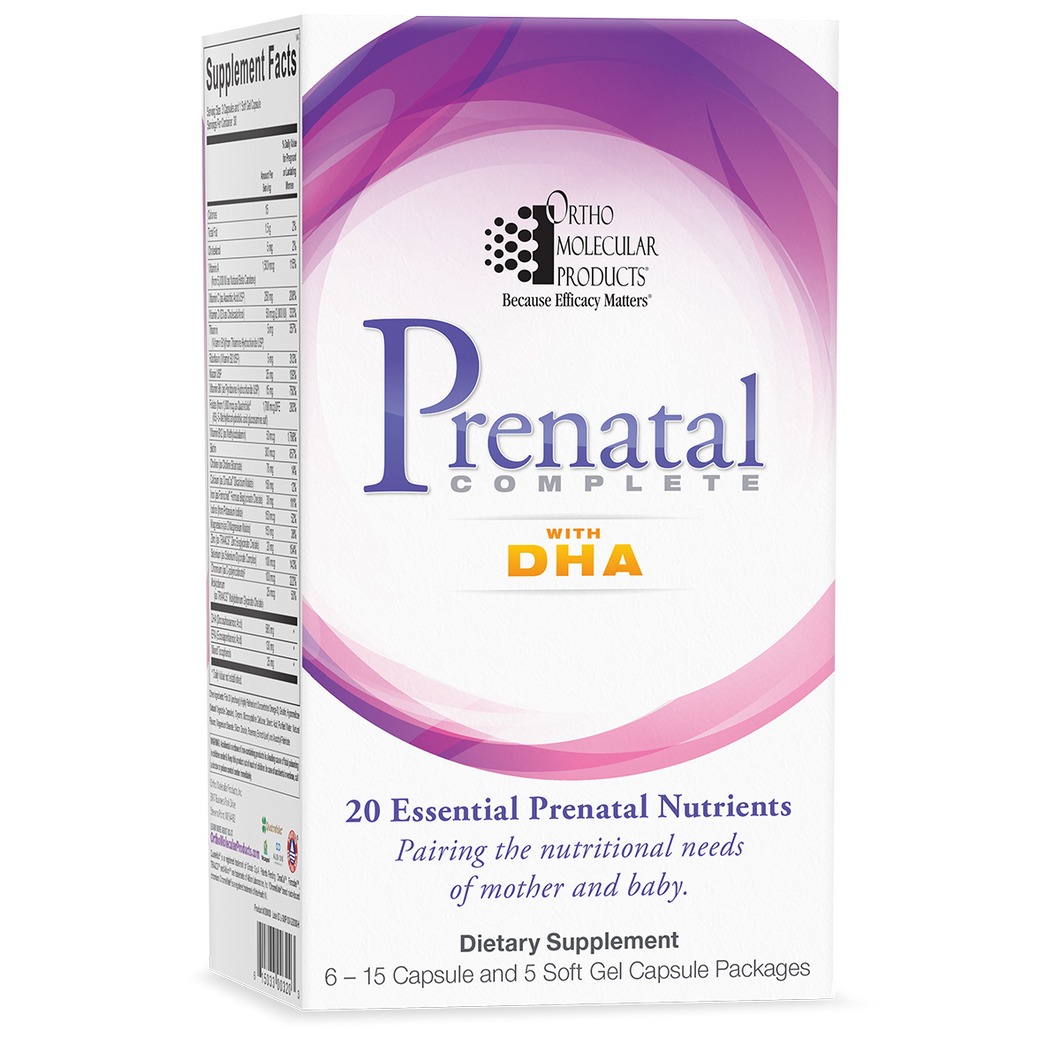 Ortho Molecular, Prenatal Complete with DHA Capsules