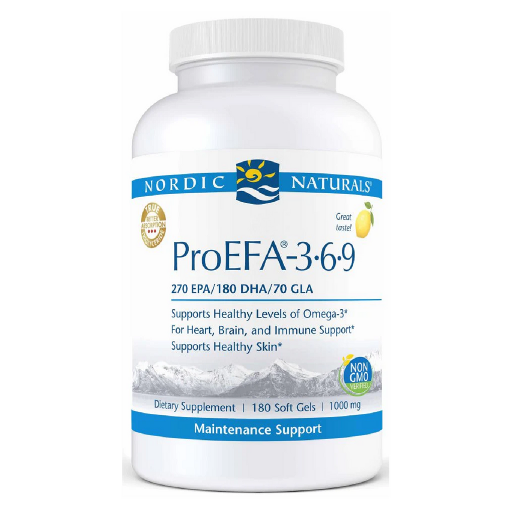 Nordic Naturals, ProEFA-3.6.9. Lemon  180 Softgels