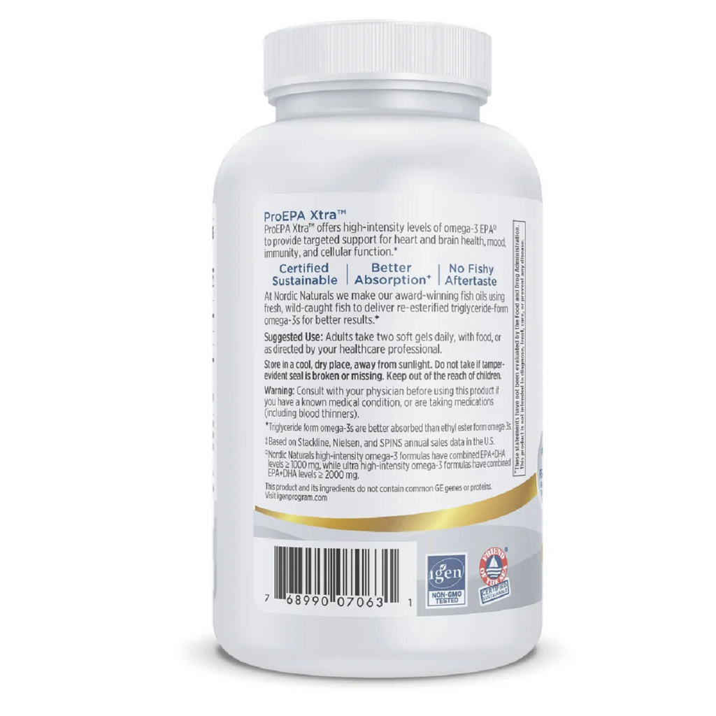 Nordic Naturals, ProEPA Xtra Lemon 120 Soft Gels Specs