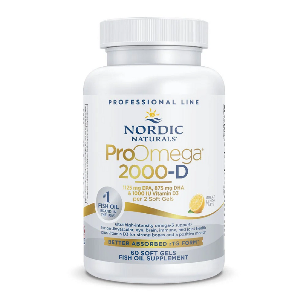 Nordic Naturals, ProOmega 2000-D (Lemon) 60 Softgels