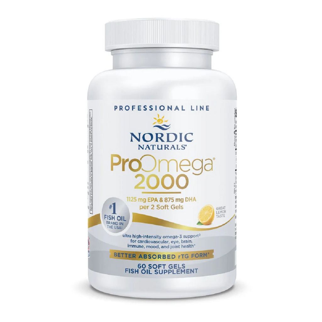 Nordic Naturals, ProOmega 2000 Lemon 60 Softgels