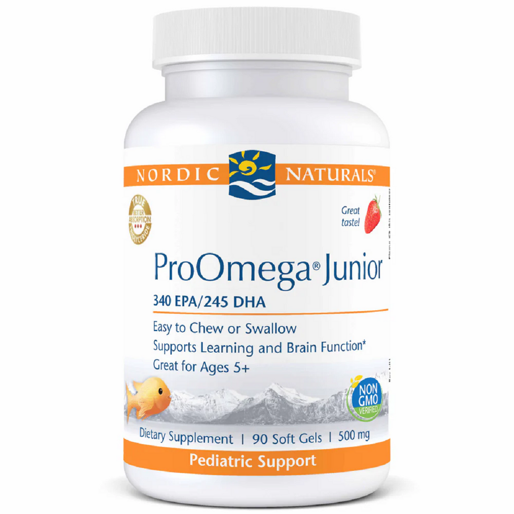 Nordic Naturals, ProOmega Junior (Strawberry) 90 Softgels