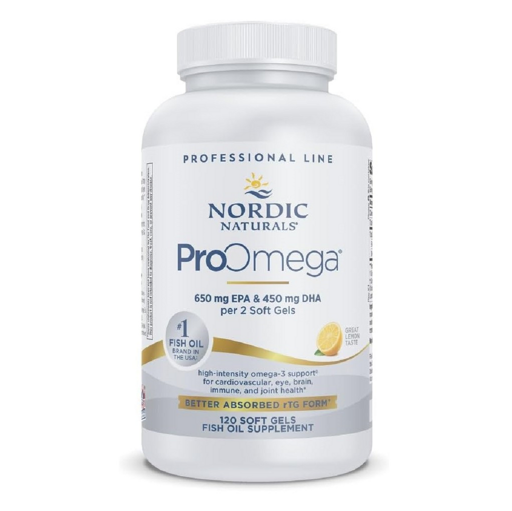 Nordic Naturals, ProOmega Lemon Flavor 120 Softgels