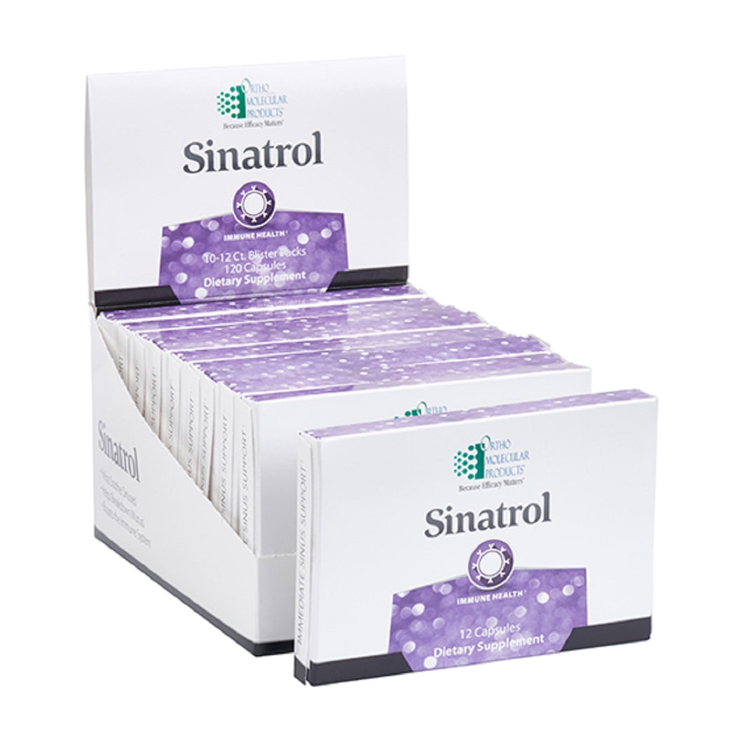 Ortho Molecular, Sinatrol Blister Packs 120 Capsules