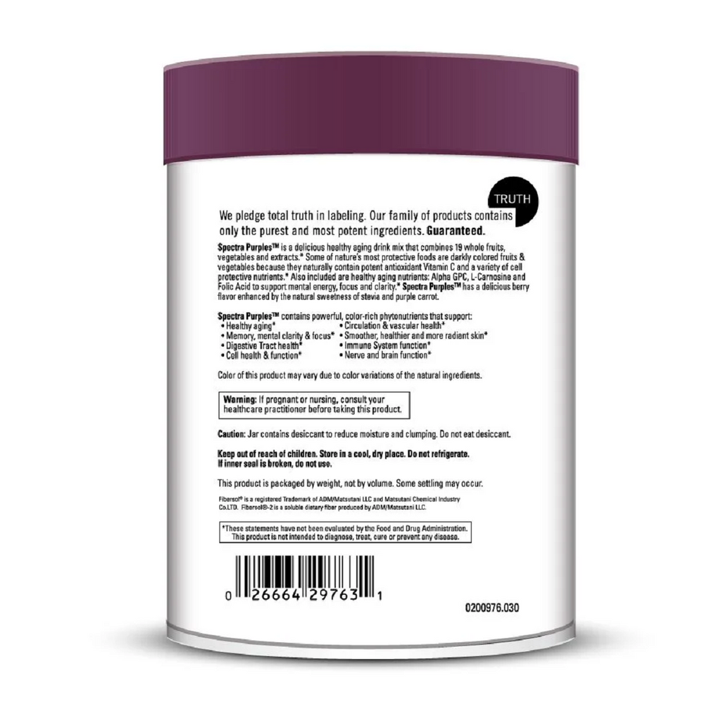 DaVinci Labs, Spectra Purples™ 30 Servings Specs