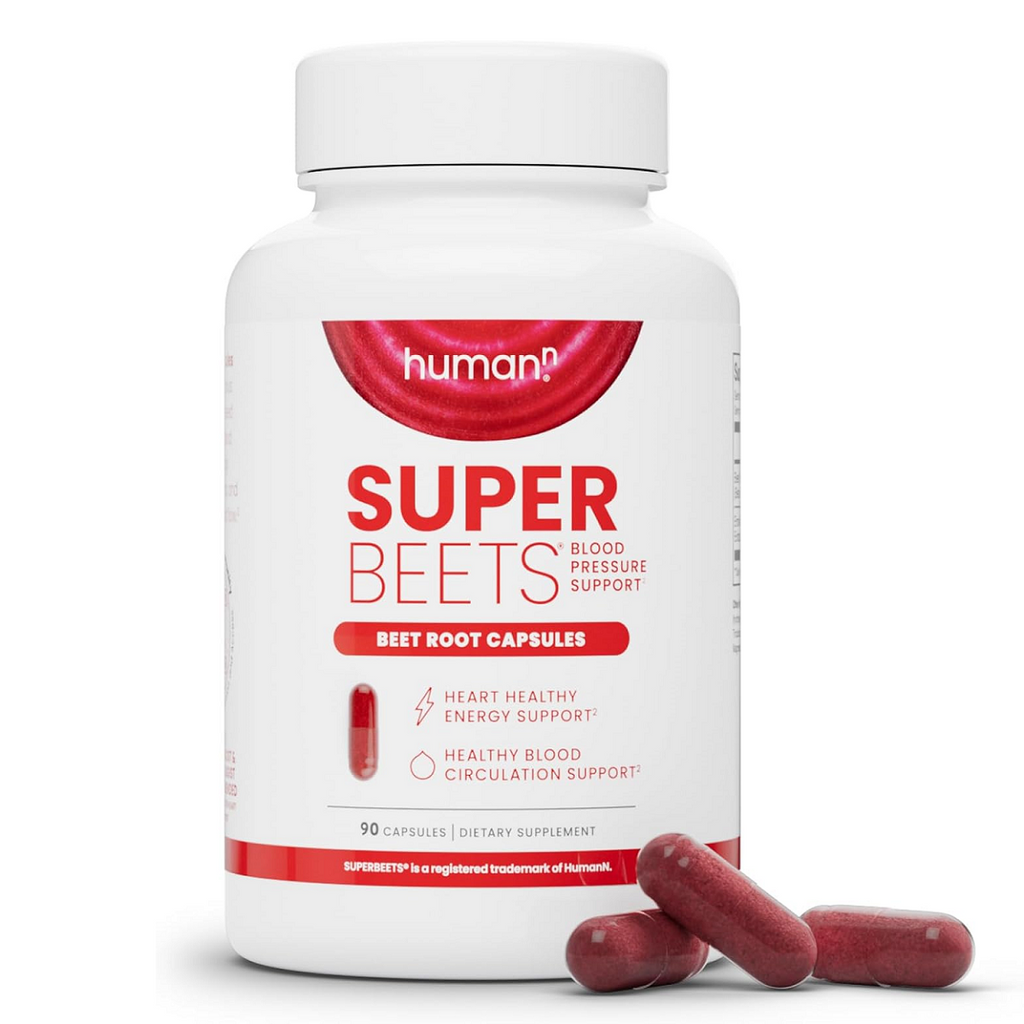 HumanN, SuperBeets 1000 mg Beet Root 90 Capsules