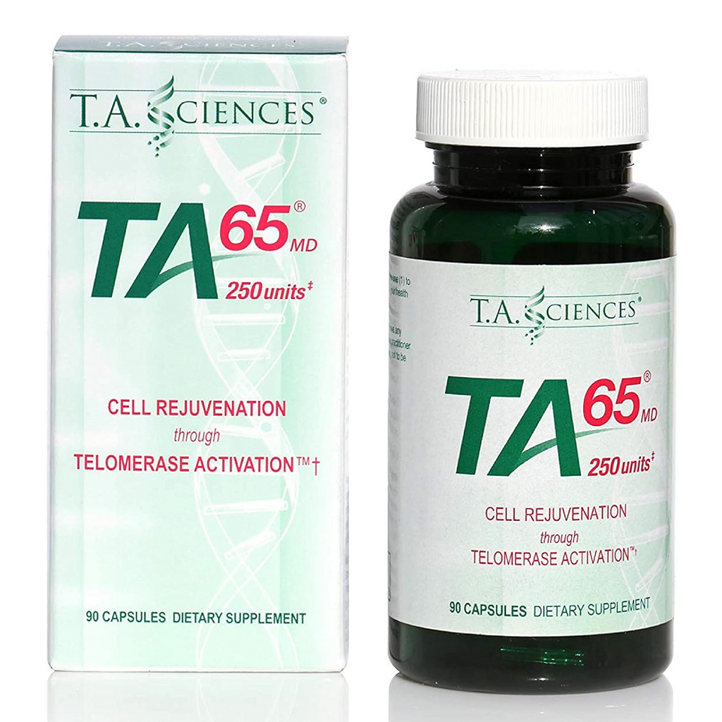 TA Sciences, TA-65 MD 250 Units 90 Capsules