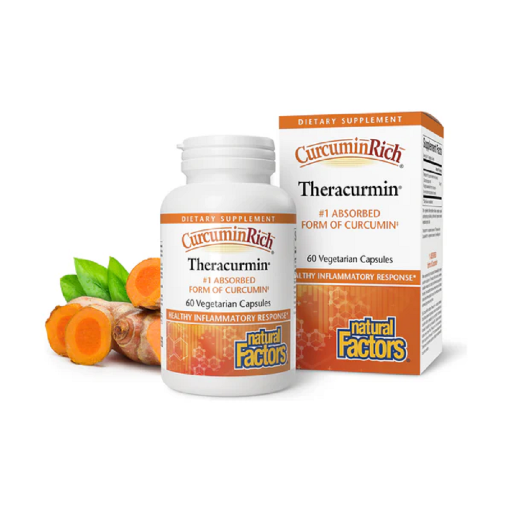 Natural Factors, Theracurmin 30 mg CurcuminRich 60 Veg Capsules