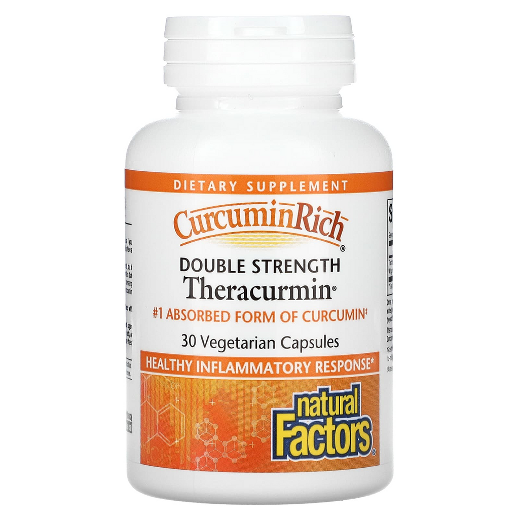 Natural Factors, Theracurmin® Double Strength 30 Vegetarian Capsule