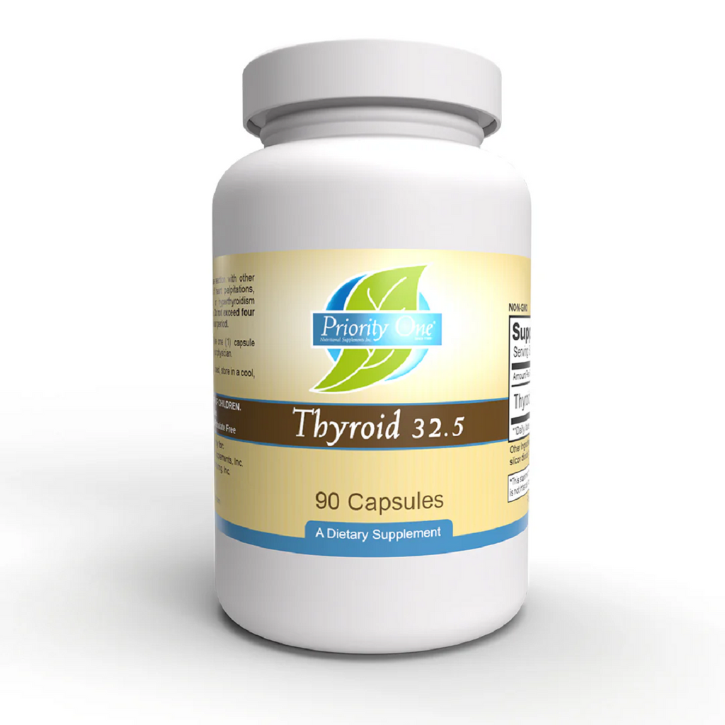 Priority One, Thyroid 32.5mg 90 Capsules