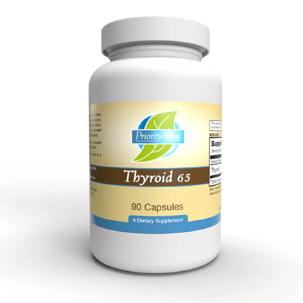 Priority One, Thyroid 65mg 90 Capsules