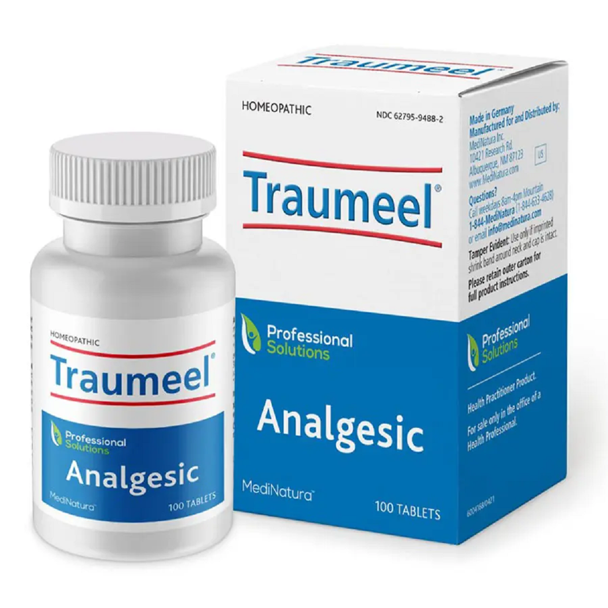 MediNatura, Traumeel Analgesic Tablets - 100 Tablets | Pain Relief For ...