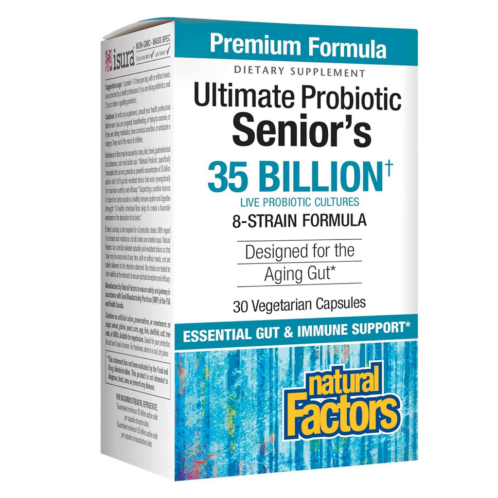 Natural Factors, Ultimate Probiotic Senior's 35 Billion 30 Veg Caps