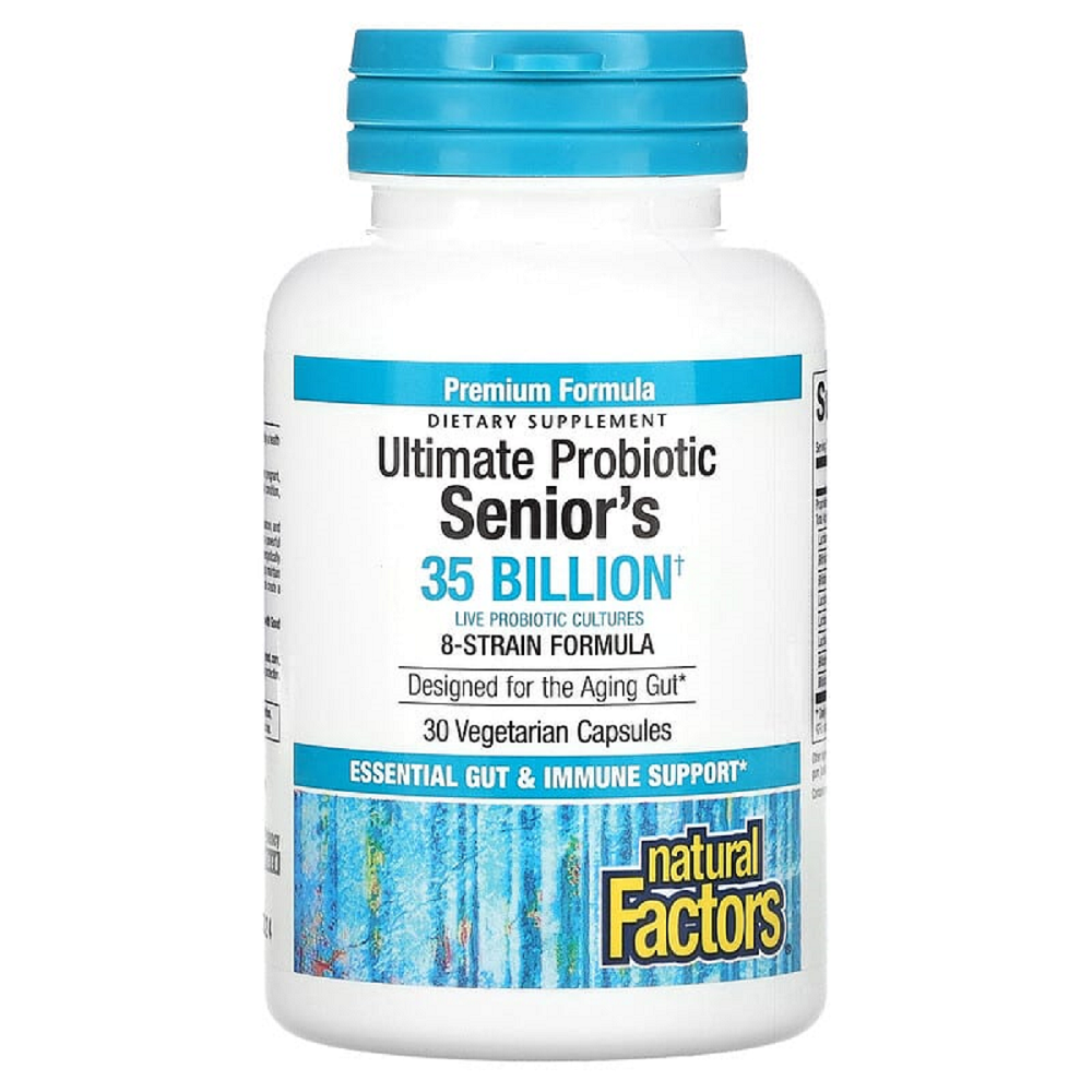 Natural Factors, Ultimate Probiotic Senior's 35 Billion 30 Veg Cap