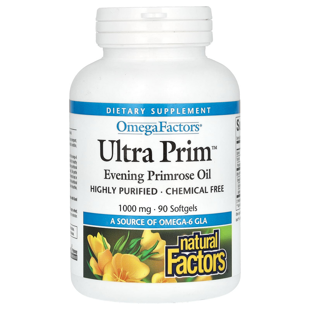 Natural Factors, Ultra Prim 1000 mg 90 Softgles