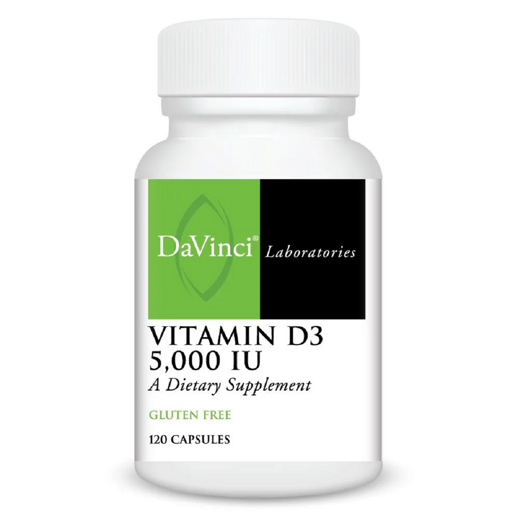 DaVinci Labs, Vitamin D3 5000 IU 120 Capsules