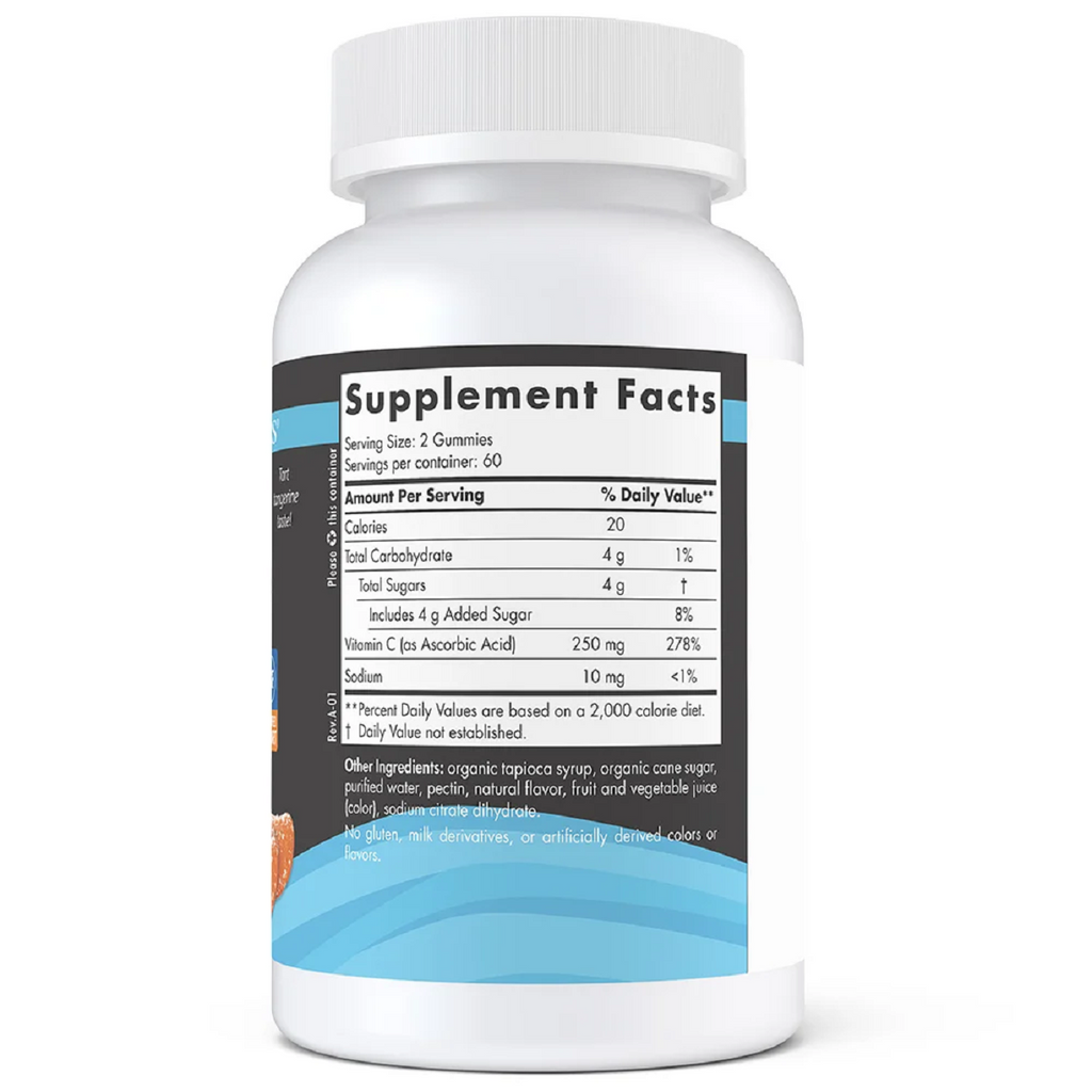 Nordic Naturals, Vitamin C Gummies Sport 120 Gummies Ingredients