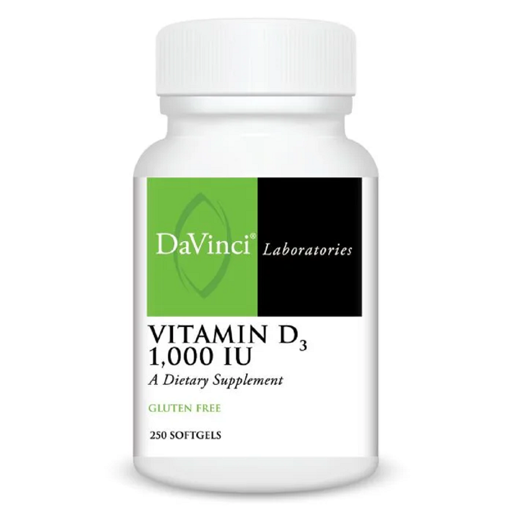 DaVinci Labs, Vitamin D3 1000 IU 250 Softgels