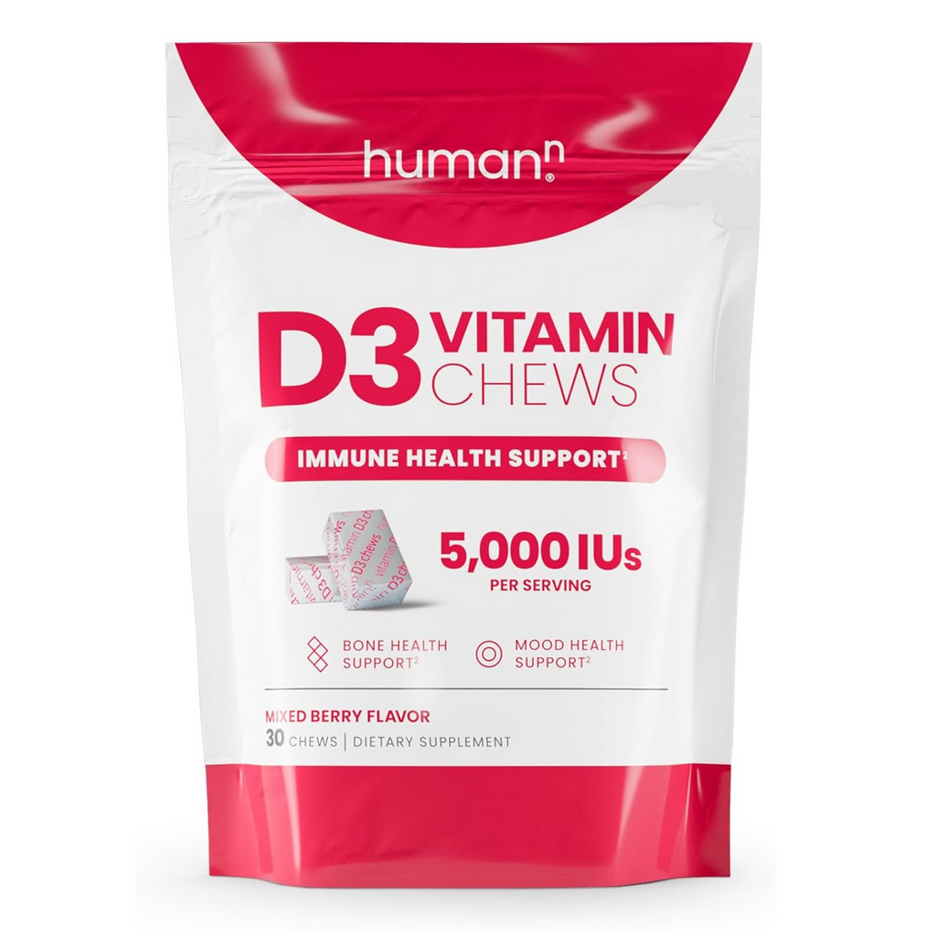 HumanN, Vitamin D3 Chew Mixed Berry 30 Chews