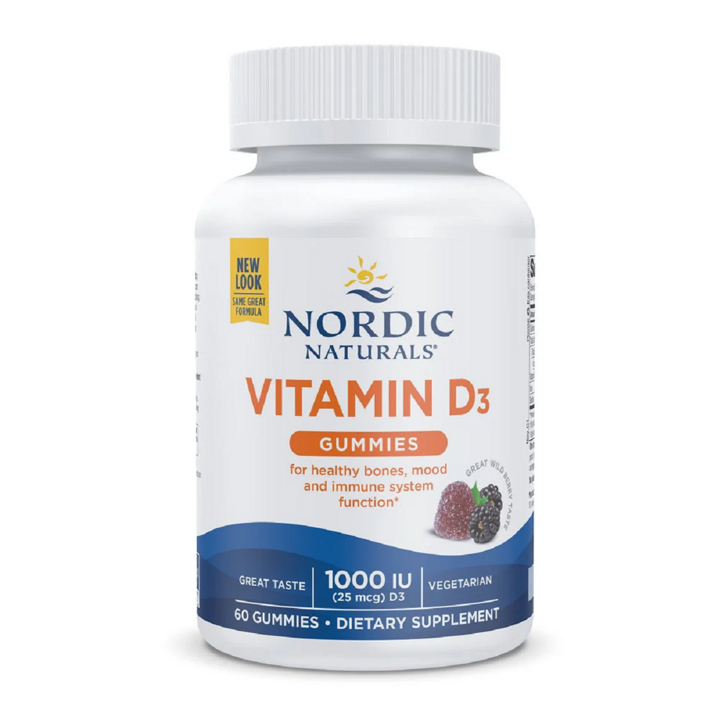 Nordic Naturals, Vitamin D3 Gummies (Wild Berry) 60 Gummies