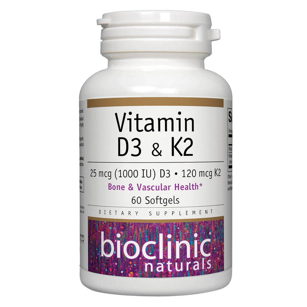 Bioclinic Naturals, Vitamin D3 & K2 60 Softgels