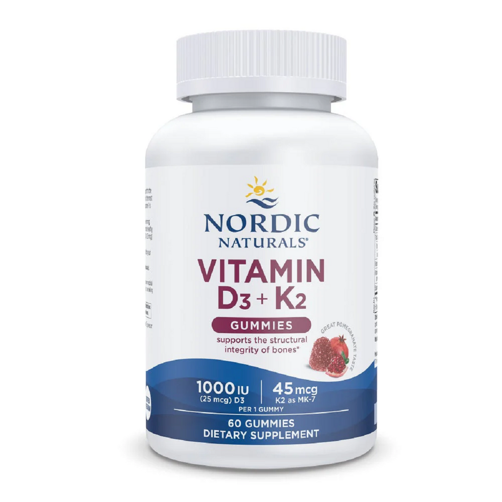 Nordic Naturals, Vitamin D3+K2 Gummies 60 Gummies