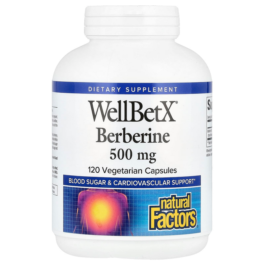 Natural Factors, WellBetX Berberine 500 mg 120 Veg Caps